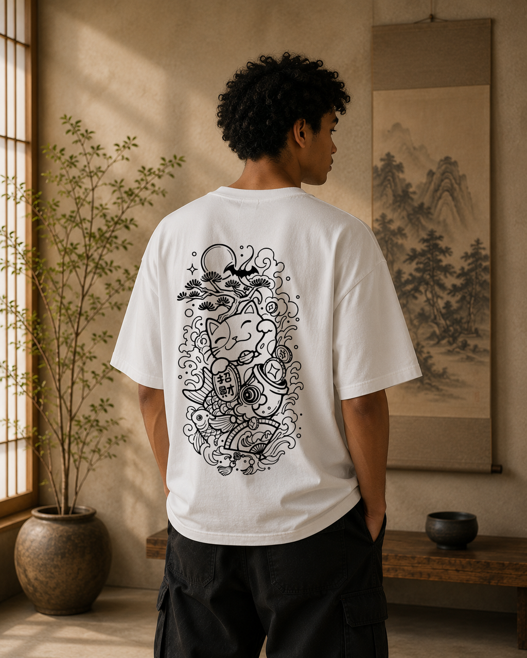 T-shirt Oversize Lourd | maneki-neko Mixte