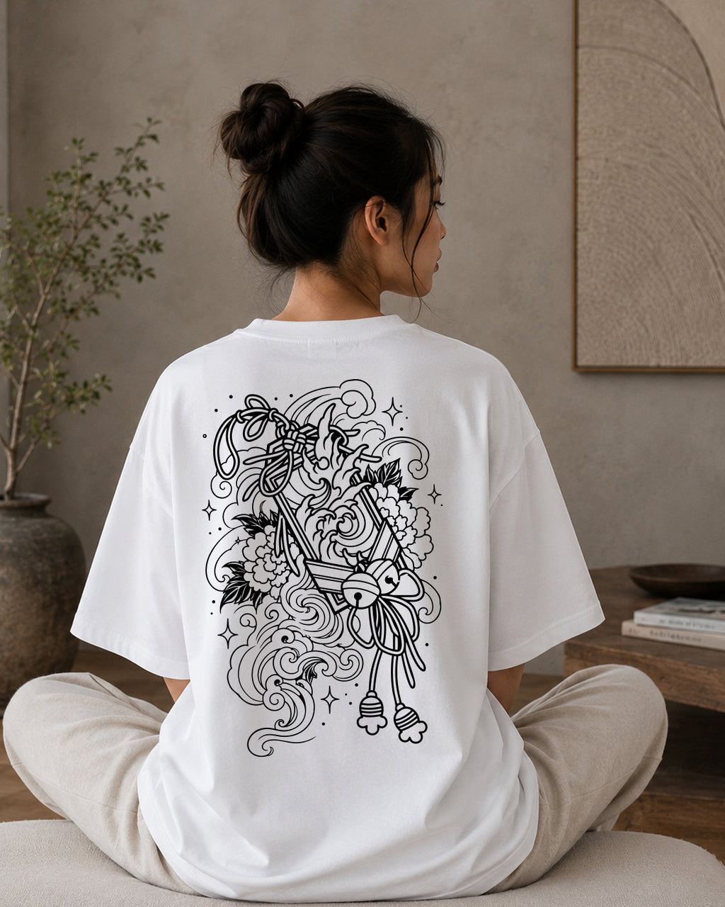 T-shirt Oversize Lourd | Omamori Mixte